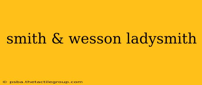 smith & wesson ladysmith