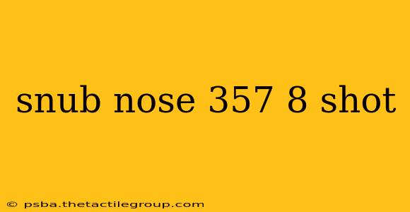 snub nose 357 8 shot