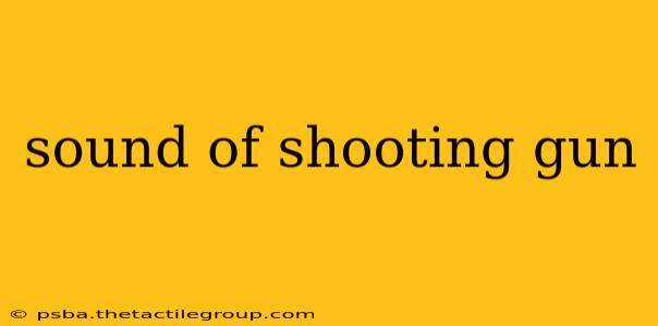 sound of shooting gun