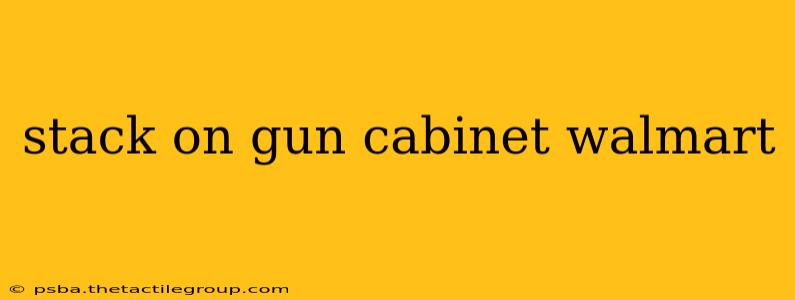 stack on gun cabinet walmart