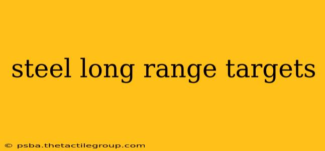 steel long range targets