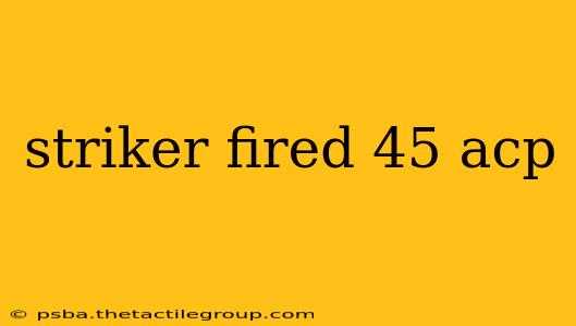 striker fired 45 acp