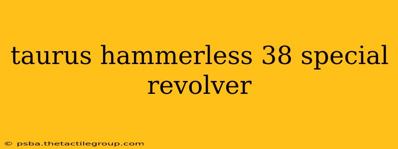 taurus hammerless 38 special revolver