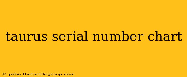 taurus serial number chart