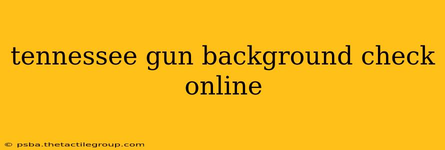 tennessee gun background check online