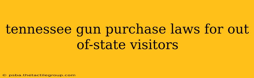 tennessee gun purchase laws for out of-state visitors