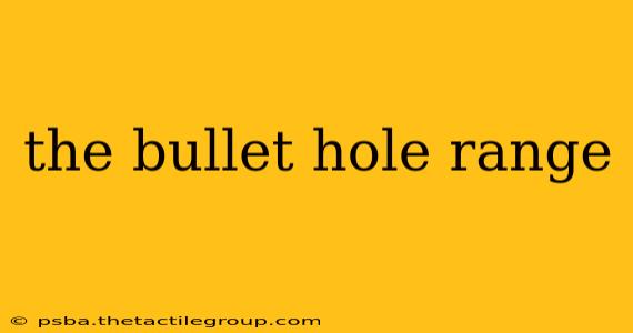 the bullet hole range