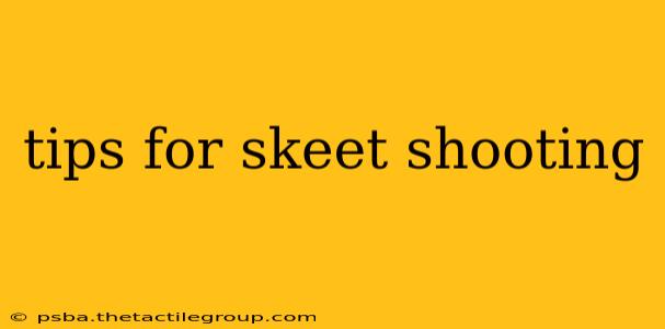 tips for skeet shooting