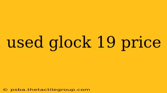 used glock 19 price