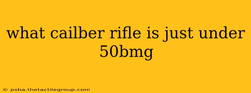 what cailber rifle is just under 50bmg