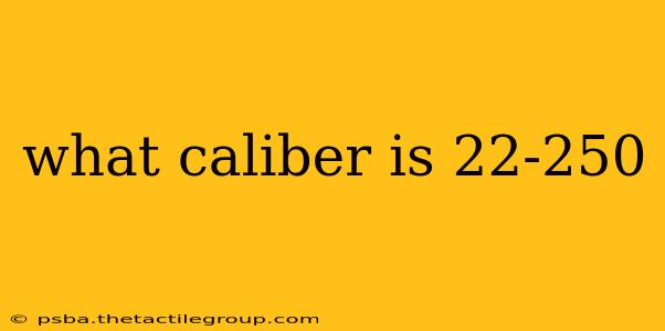 what caliber is 22-250