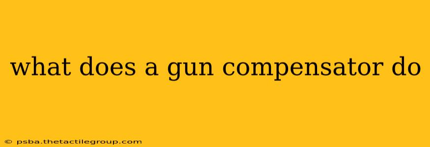 what does a gun compensator do