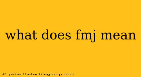 what does fmj mean