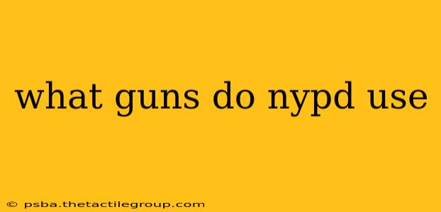 what guns do nypd use