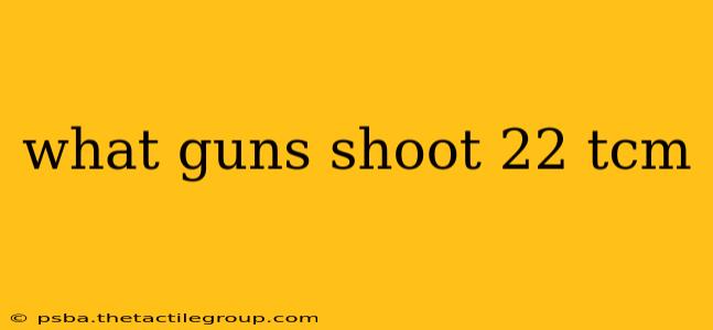 what guns shoot 22 tcm