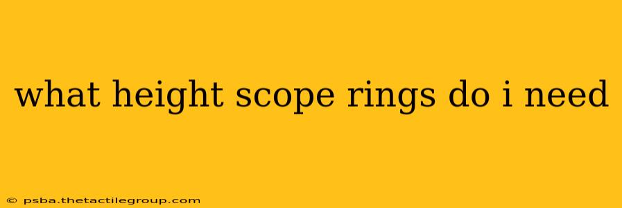 what height scope rings do i need