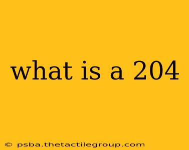 what is a 204