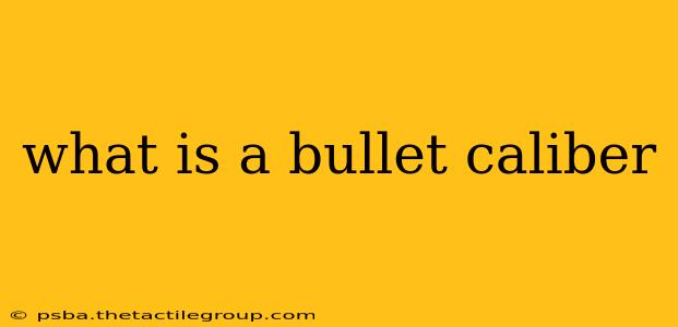 what is a bullet caliber