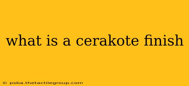 what is a cerakote finish