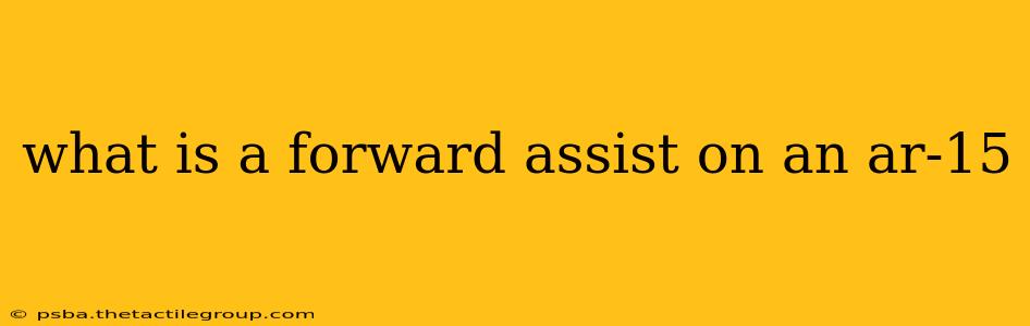 what is a forward assist on an ar-15