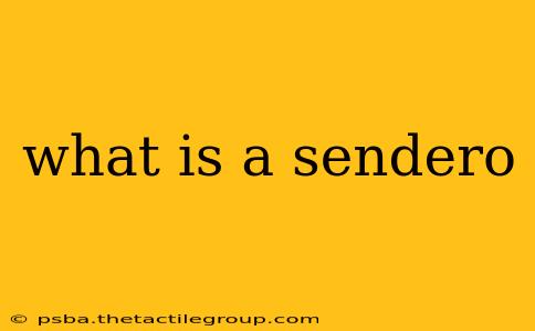 what is a sendero