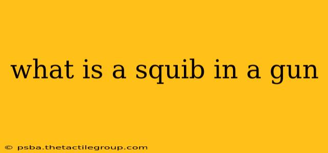 what is a squib in a gun