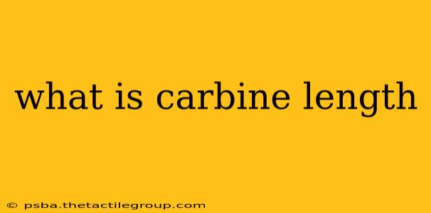 what is carbine length