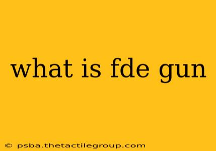 what is fde gun