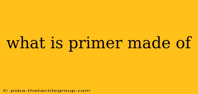 what is primer made of