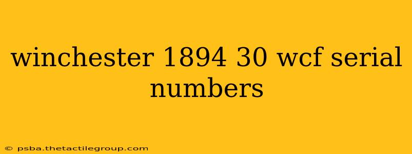 winchester 1894 30 wcf serial numbers