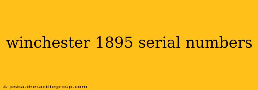 winchester 1895 serial numbers