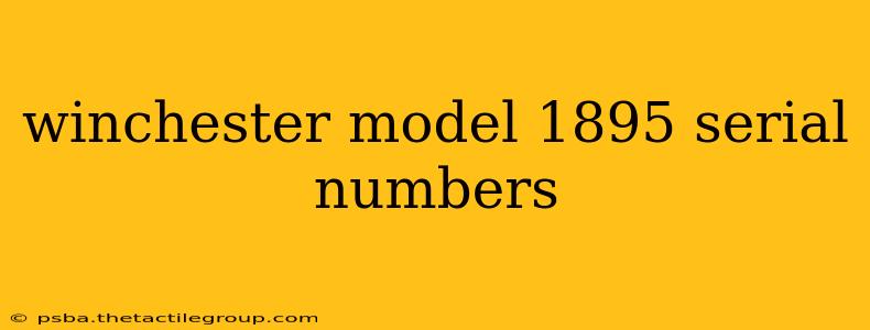 winchester model 1895 serial numbers