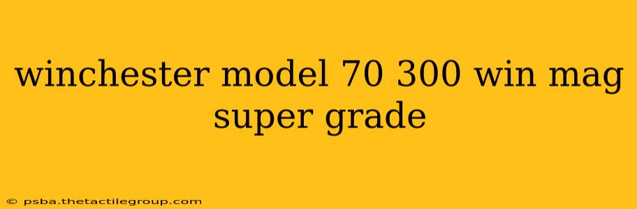 winchester model 70 300 win mag super grade